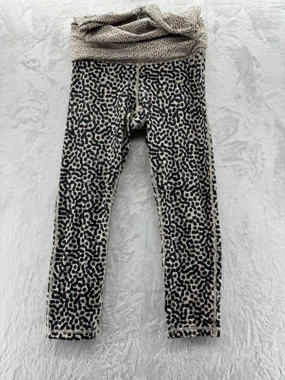 LULULEMON Rare Wunder Under Pant*SE Dance in Ace Spot/ Dottie Dash Grain Black 8